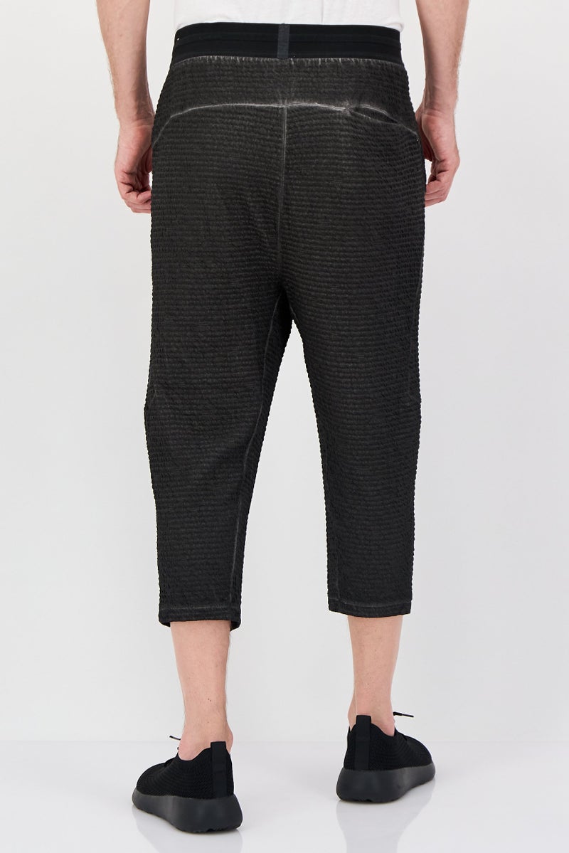 Nike Men Dri-Fit Yoga Track Pants, Charcoal Grey - Image 2